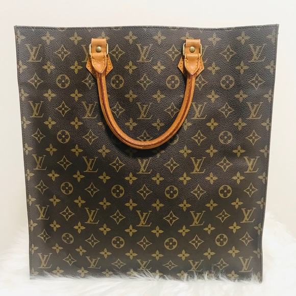 Louis Vuitton Accessories - LOUIS VUITTON MONOGRAM SAC PLAT TOTE M51140